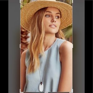 🎁NWT✨ Kendra Scott Pink Rhodonite With Gold Chain Adjustable Pendant Necklace